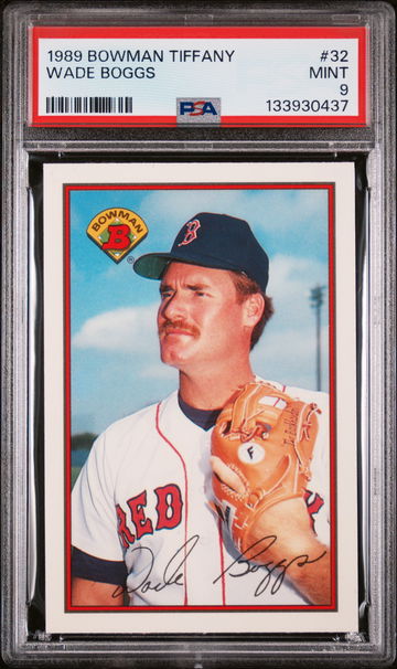 1989 Bowman Tiffany Wade Boggs #32 /6000 PSA 9