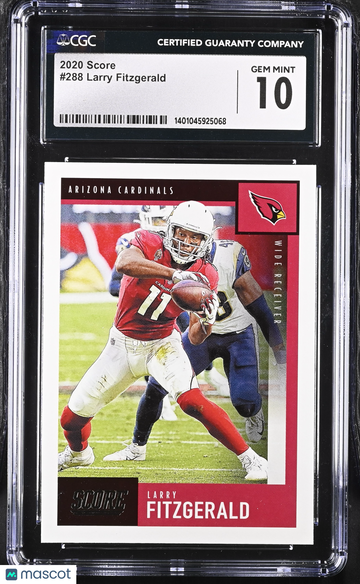 2020 Score Larry Fitzgerald #288 CGC 10