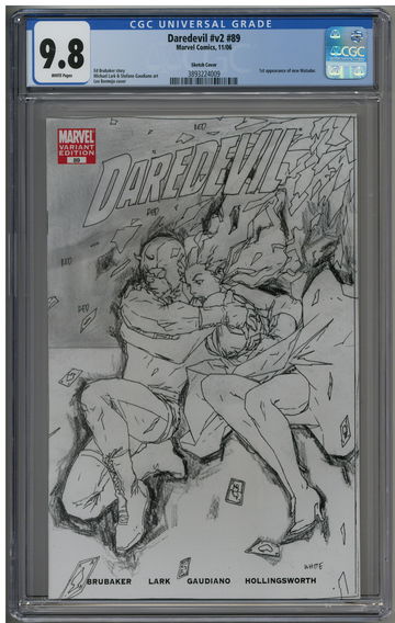 Daredevil v2 89 CGC 9.8 1st Matador Lee Bermejo Sketch cover