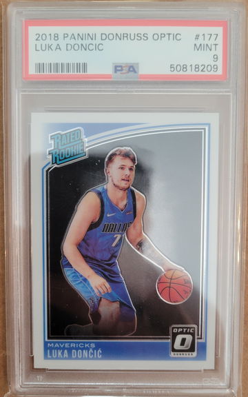 2018 Optic Luka Doncic PSA 9 RC