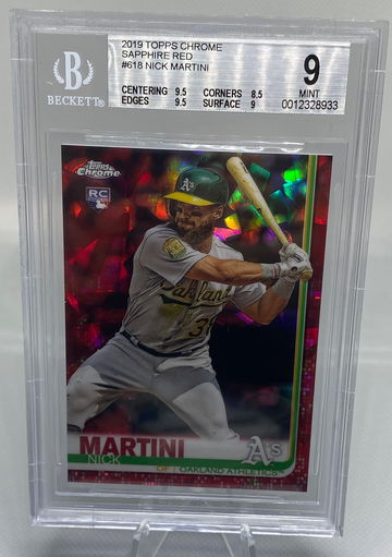 Nick Martini Rookie Red Sapphire #4/5