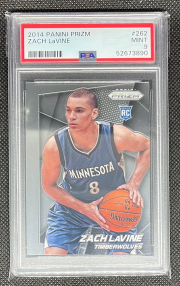 Zach Lavine 2014 Prizm #262 ROOKIE RC PSA 9 Mint