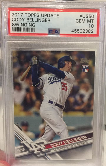 2017 Topps Update Cody Berlinger Rookie PSA 10