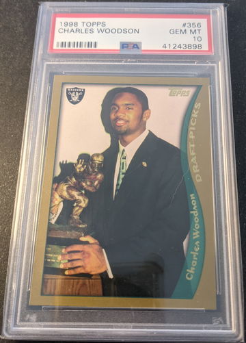 1998 Topps Charles Woodson PSA 10