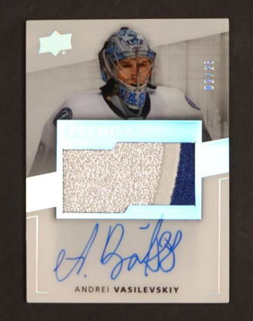 2014 Upper Deck Premier #81 Andrei Vasilevskiy RPA /25