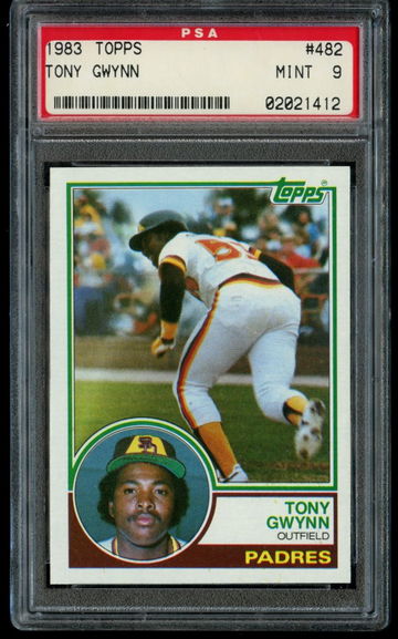 1983 Topps Tony Gwynn Rookie PSA 9 Mint RC #482 Padres