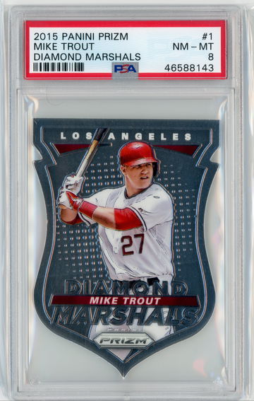 2015 Panini Prizm Diamond Marshals Mike Trout