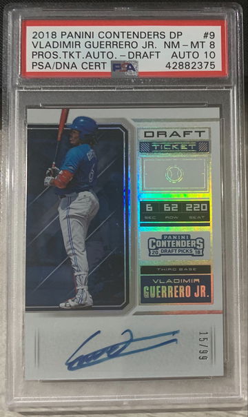 2018 Panini Contenders DP AUTO Vladimir Guerrero Jr