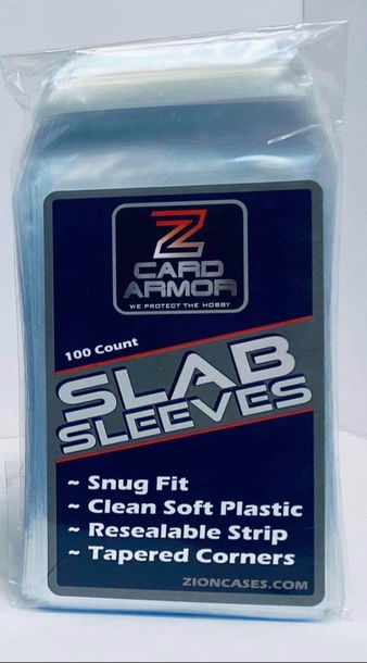 Zion Card Armor Fitted PSA Graded Card Sleeves **100 sleeves Per Pack **