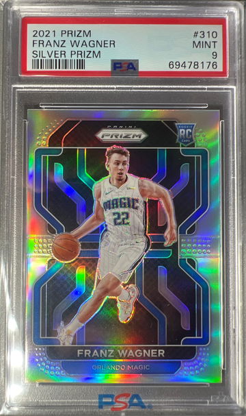 2021 Prizm Franz Wagner Silver PSA 9 #310 RC Rookie Card