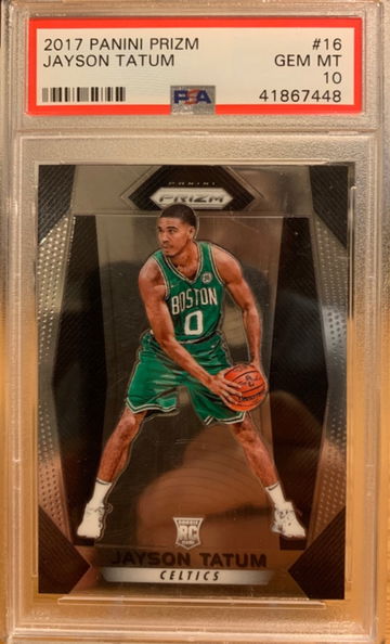Jayson Tatum 2017 Prizm RC PSA 10 