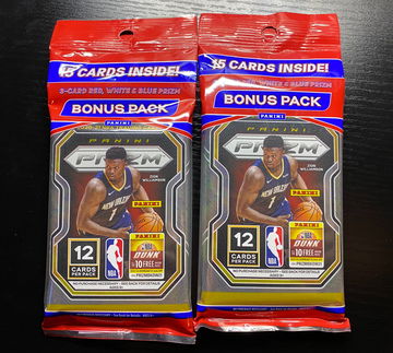 2020-21 Prizm Basketball Cello Pack x 2 (two)
