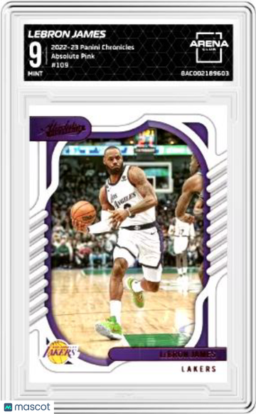 2022-23 Panini Chronicles LeBron James #109 Absolute Pink Arena Club 9