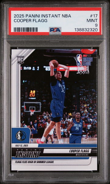 2025 Panini Instant NBA Cooper Flagg #17 /5310 PSA 9