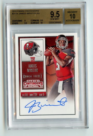 Jameis Winston 2015 Panini Contenders BGS 9.5 