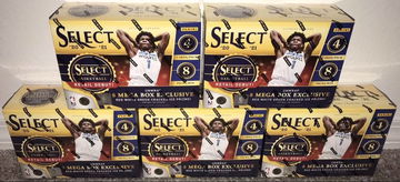 2020-21 Panini Select NBA Basketball Retail Debut Target Mega box lot 5 cracked ice Prizm