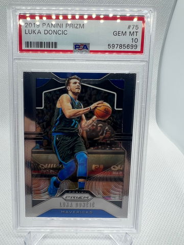 2019 Panini Prizm Luka Doncic PSA 10