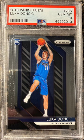 2018 Panini Prizm 280 Luka Doncic PSA 10 