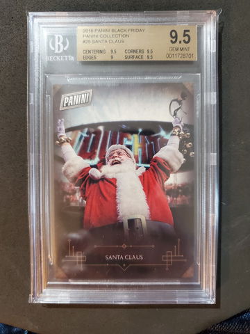 2016 Panini Black Friday Santa Claus BGS 9.5