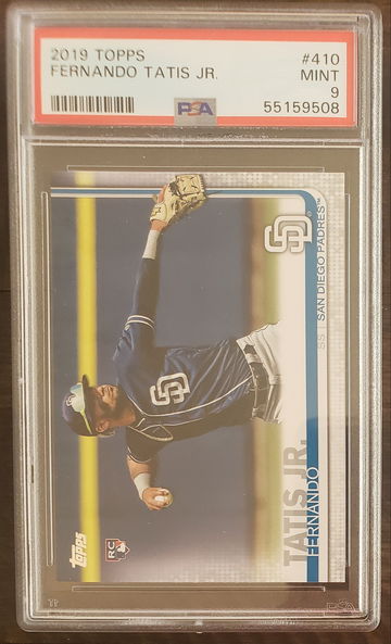 2019 Topps Fernando Tatis Jr. RC #410 PSA 9