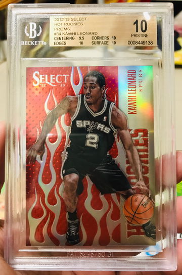Kawhi Leonard 2012-13 Select Hot Rookies Silver Prizms /25 BGS 10 PRISTINE ( POP 2 )