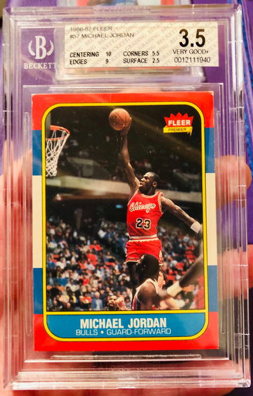 Michael Jordan  BGS 10 centering 