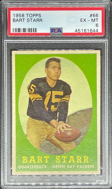 1958 Topps #66 Bart Starr PSA 6