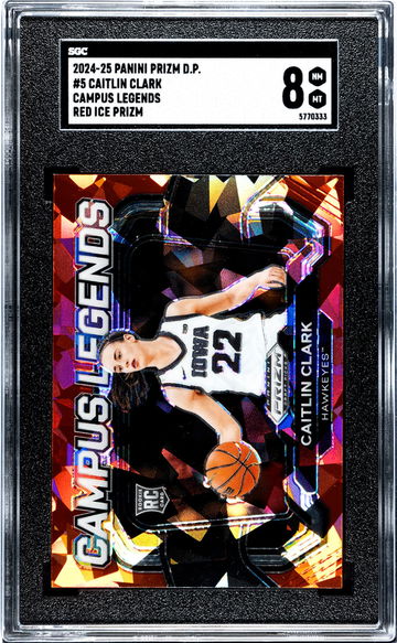 2024 Prizm #5 Caitlin Clark Campus Legends SGC 8