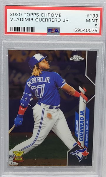 2020 Topps Chrome #133 Vladimir Guerrero Jr RC PSA 9