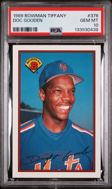 1989 Bowman Tiffany Dwight Gooden #376 /6000 PSA 10