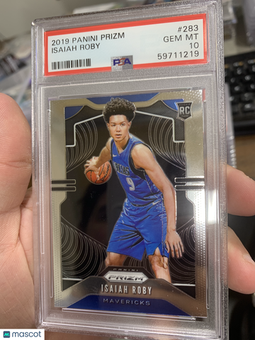 2019 Panini Prizm Isaiah Roby #283 PSA 10