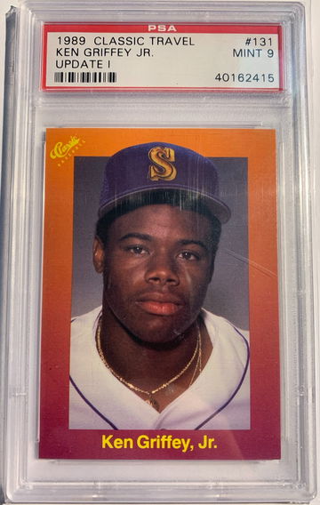 1989 Classic Travel Update Ken Griffey Jr. PSA 9 (light scratches on slab)