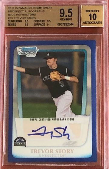 11 BC Blue Trevor Story