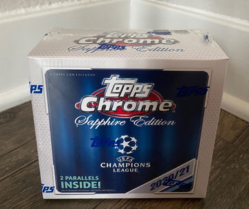 2020-21 Topps Chrome UEFA Champions League Sapphire Box