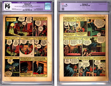 BATMAN #4 CGC-PG *SINGLE PG 29 ONLY* FIRST GOTHAM CITY 4TH JOKER APP BOB KANE 1940