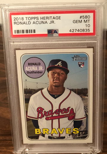 Ronald Acuna Jr. 2018 Topps Heritage