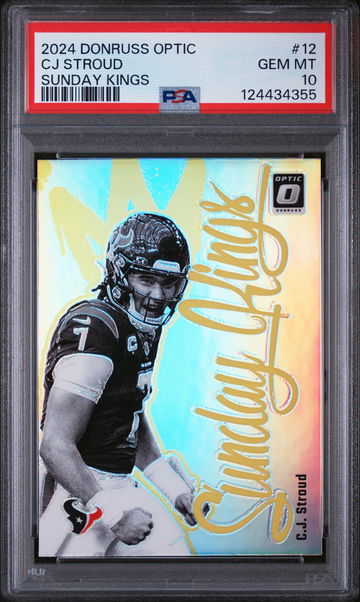 2024 Optic Sunday Kings CJ Stroud #12 PSA 10