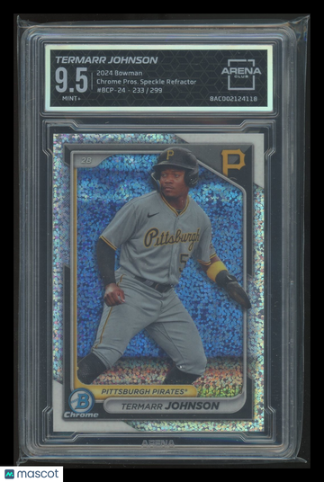 2024 Bowman Chrome Pros. Speckle Refractor Termarr Johnson #BCP-24 /299 Arena Club 9.5