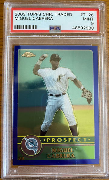 Miguel Cabrera 2003 Topps Traded