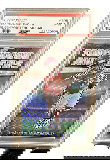 Patrick Mahomes II 2022 Mosaic Touchdown Masters Mosaic Prizm #TD8 Chiefs PSA 9