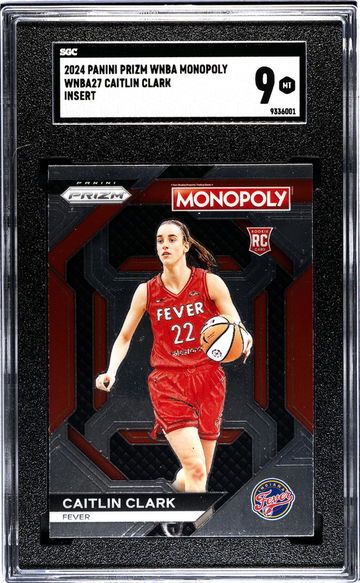 2024 Panini Prizm Wnba Monopoly #WNBA27 Caitlin Clark Insert SGC 9