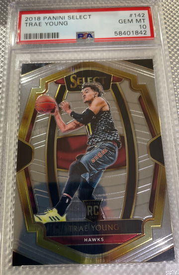 2018 Panini Select Premier Trae Young #142 PSA 10 Gem Mint