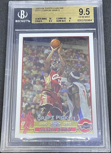 Lebron James 2003 Topps Chrome