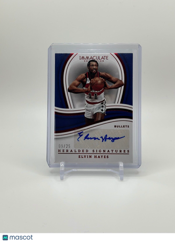 2022-23 Immaculate Elvin Hayes Heralded Signatures Red /25 #IHS-ELV