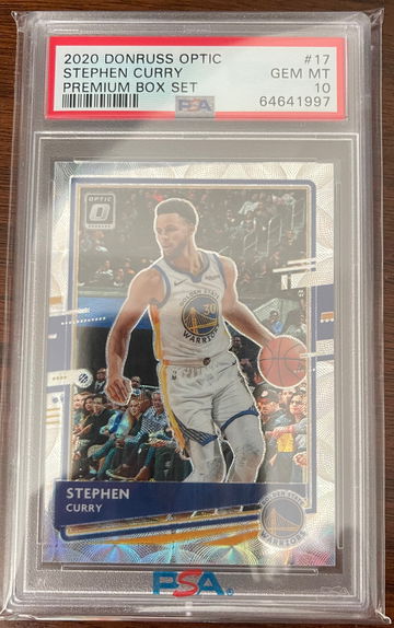 2020 Donruss Optic Stephen Curry Premium Box Set PSA 10 Gem Mint /249