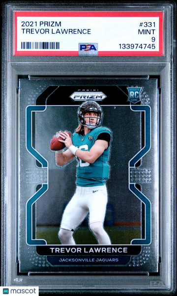 2021 Panini Prizm Trevor Lawrence #331 Rookie PSA 9