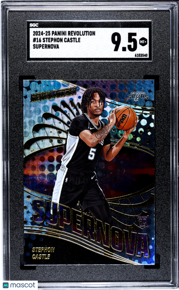 2024 Panini Revolution Stephon Castle #16 Supernova SGC 9.5