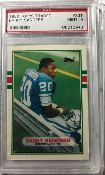 1989 Barry Sanders Topps RC