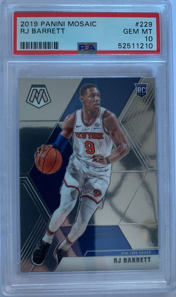 2019 Panini Mosaic RJ Barrett PSA 10