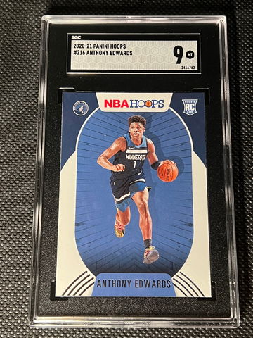 2020-21 Hoops Anthony Edwards Rookie